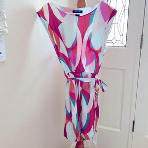 Marciano silk colorful summer dress